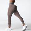 High-Waisted Seamless 9/10 Length Yoga Leggings Women Quick-Dry Nylon Spandex Compression Fitness Pants