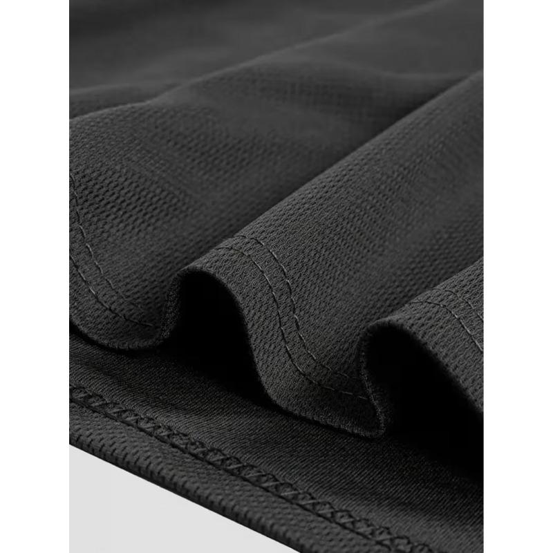 Europäische Größen Herren Freizeit Kurzarm T-Shirt | Sommer Atmungsaktives Rundhals T-Shirt mit Geometrischem Motorradmuster