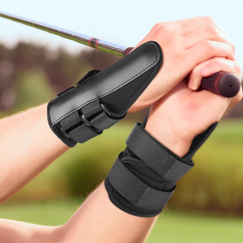 Customize Golf Wrist Support Black 2Layer T Fabric Golf Wrist Brace Bands Wrist Fixer Holder For Improved Control