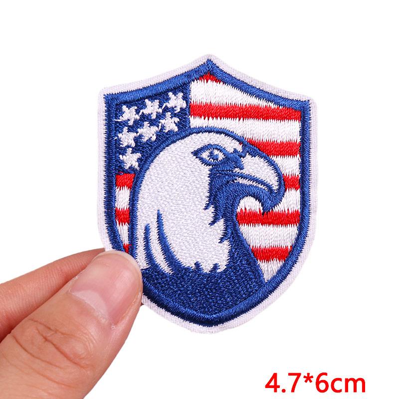 New America's 250th Anniversary Embroidered Patches DIY Iron On Patches For Clothing Statue Of Liberty Flag Eagle Patch Armband