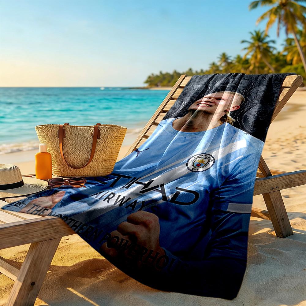 Haaland Beach Towel Super Soft & Absorbent Comfortable Lightweight Portable for Swimming,Beach,Camping, Travel, Beach Accessories,Gym