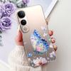 For Vivo V50 Lite V50 V2427 V2441 Elegant Floral Butterfly Phone Case For Vivo V50 V50lite 5G Soft Silicone TPU Cases
