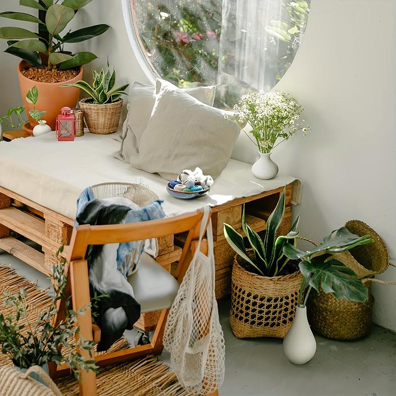 1ks Prázdná dekorace ze sušených květin Keramická váza Keramické řemeslné výrobky Malá váza Bílá