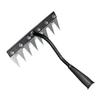 Steel Weeding Hoe and Rake: Versatile Tool for Digging, Soil Loosening, and Planting Vegetables or Flowers.