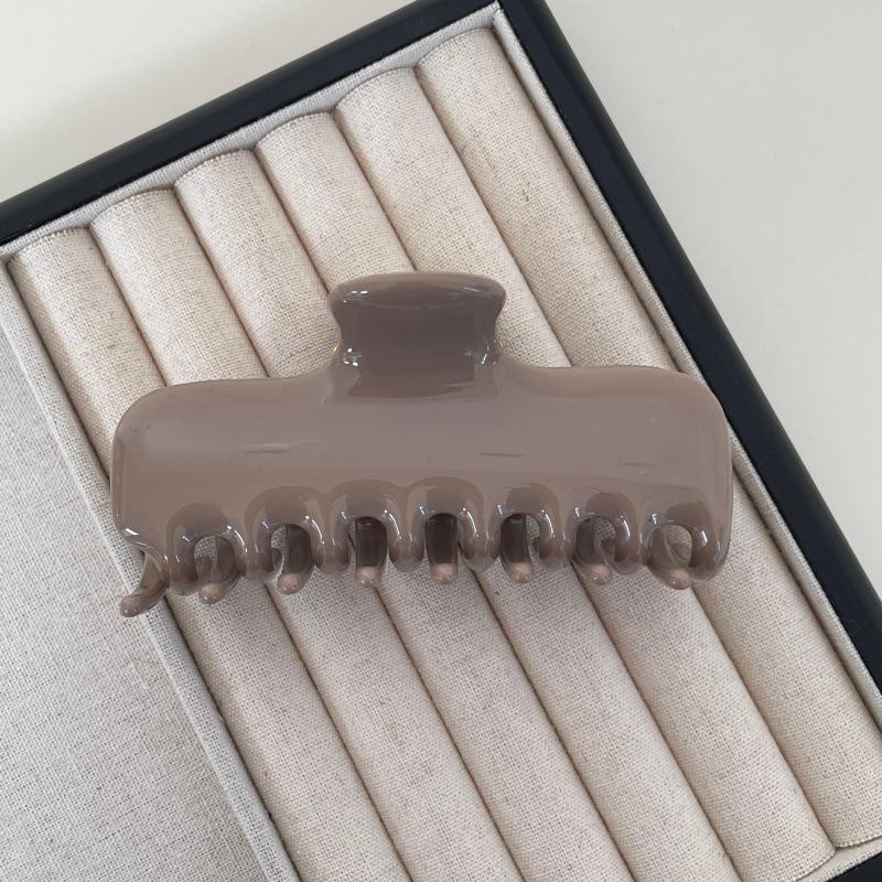 Korean Style Acetate Hair Claw Clip for Women - Jelly Design Bun/Bangs Accessory