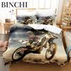Motor Dekbedovertrek Set Raceauto 3d Dekbedovertrek Set Dekbed Bed 140x200cm Maat Voor Kinderen Mode Luxe Coole Auto Decor Thuis