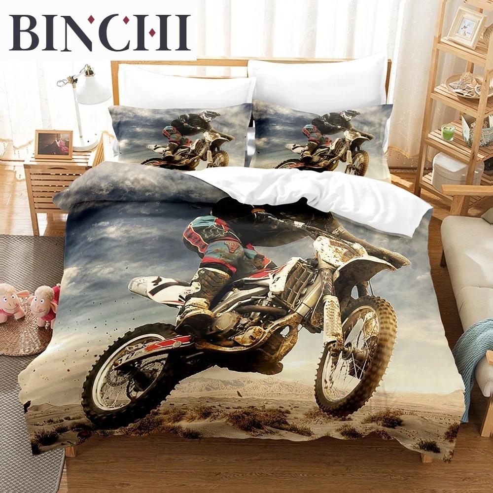 Motor Dekbedovertrek Set Raceauto 3d Dekbedovertrek Set Dekbed Bed 140x200cm Maat Voor Kinderen Mode Luxe Coole Auto Decor Thuis