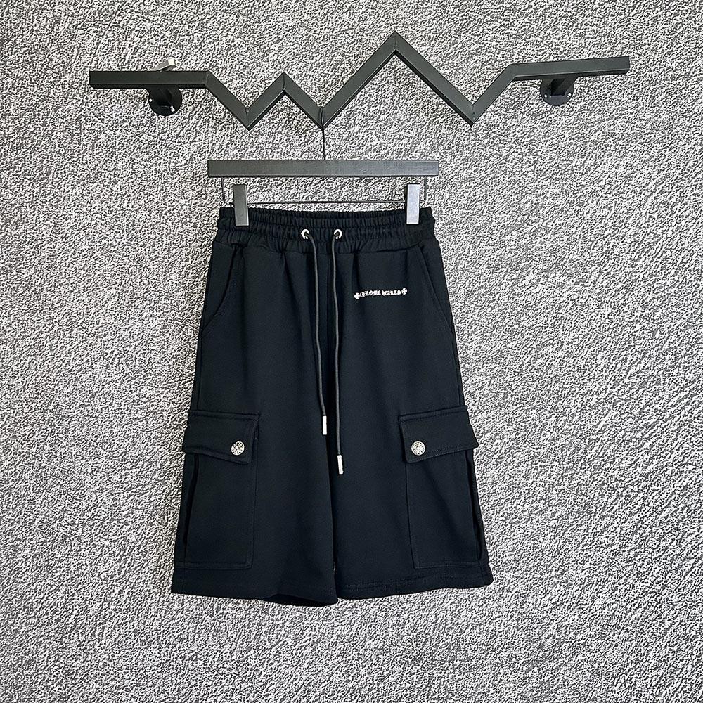 

D101 CHROME HEARTS 2025 Summer New High Quality Cotton Men s Casual Shorts Outdoor Leisure Running Shorts XL чорний