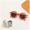Toddler Folding Foldable  Sunglasses Cute Round Sunglasses Bulk Toddler Glasses for Kids Boys Girls Beach Outdoor Sport