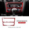 Carbon Fiber Console CD Panel Interior Trim Sticker