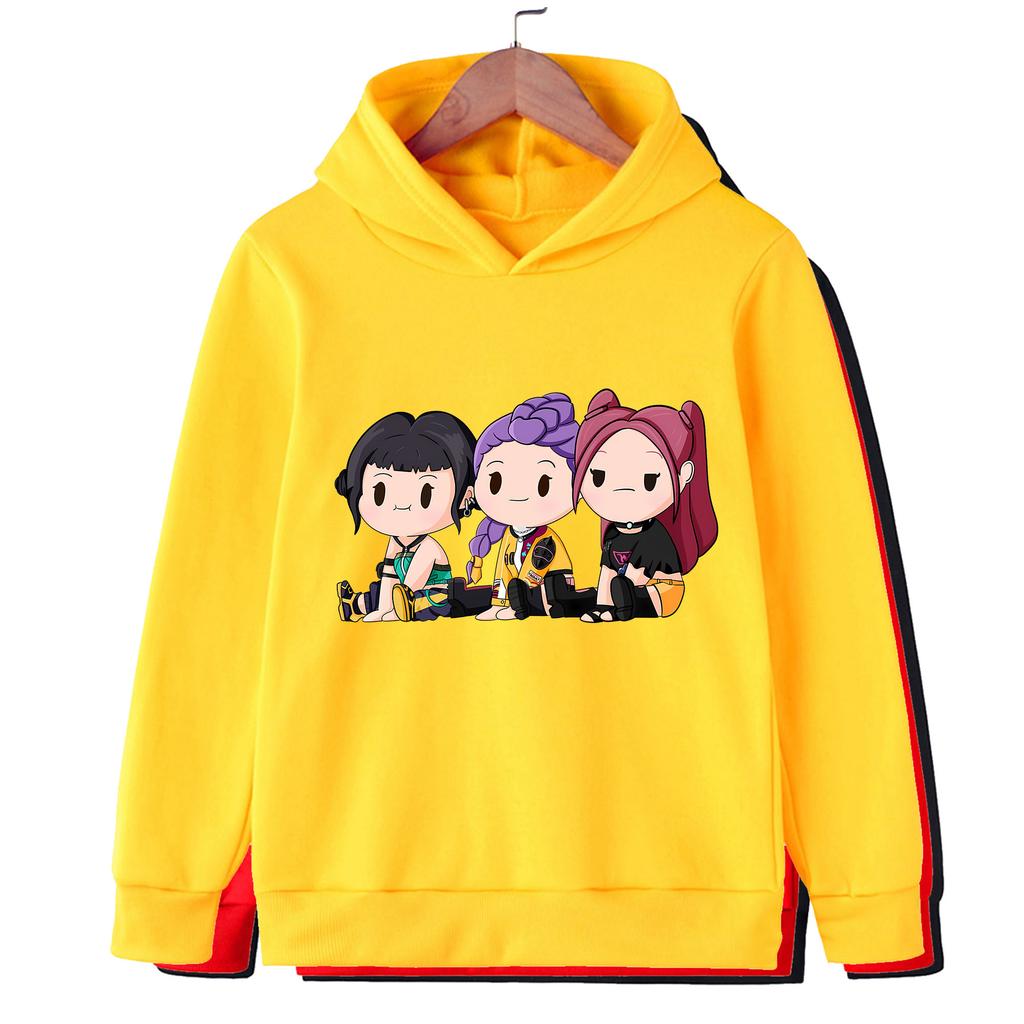 Kpop Vânătoare de vrăjitoare Îmbrăcăminte pentru copii, inclusiv hanorace de primăvară și toamnă pentru bărbați și femei și hanorace la modă