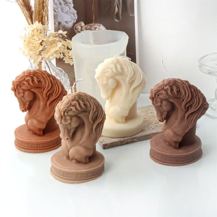 Unique Design Horse Candle Mold - High-Quality Silicone Mould Cake Baking Mold