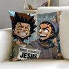Classic Animated Series A Boondocks Cushion Cover Soft & Easy-Wash Pillow Case – Versatile for Couch, Bed, Travel and Office