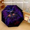 Portable Auto Folding Umbrella,Solo Leveling 8 Rib Waterproof Umbrella For Camping Commute