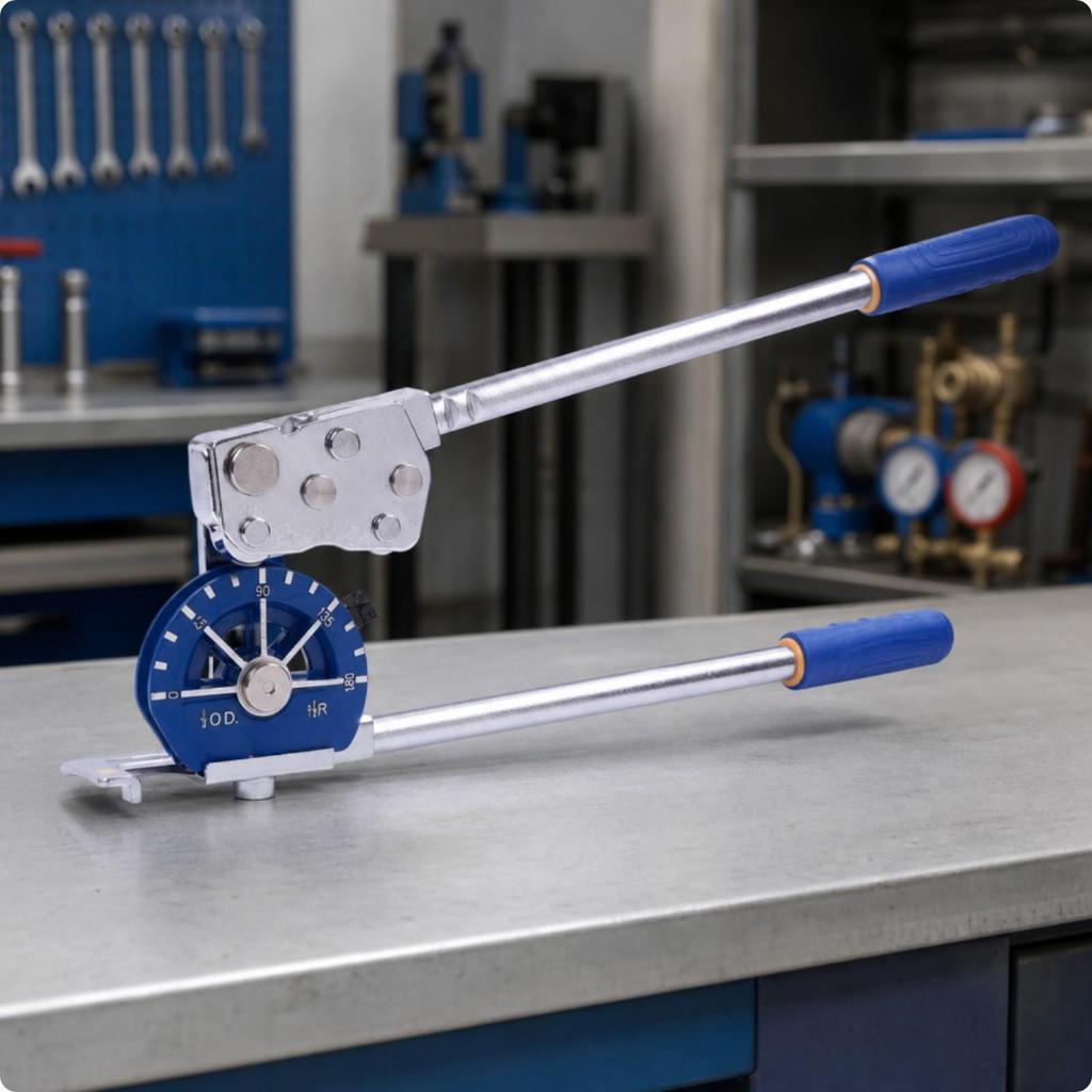 Manual Tube Bender Portable Ergonomic for Workshops