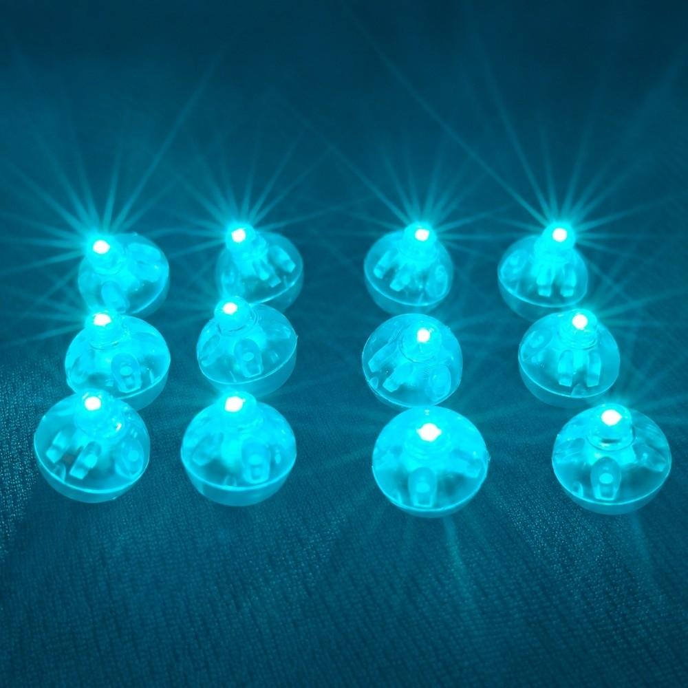 11 Pezzi Luce LED Lampeggiante per Palloncini Mini Lampada per Palloncini Colorata a Batteria Luce Decorativa Rotonda per Natale Decorazione per Matrimonio