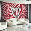 Athletic Bilbao Wall Tapestry Aesthetic Wall Hanging Printed Fabric Blanket Decorative Tapestries for Bedroom Living Room Home Decor