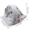 Cotton Plush Hamster Bed Washable Hamster Nest Cozy Rabbit House  Indoor Use