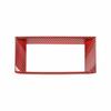 Interior Navigation GPS Screen Frame Trim Cover for Ford Mustang 15+ Red Carbon