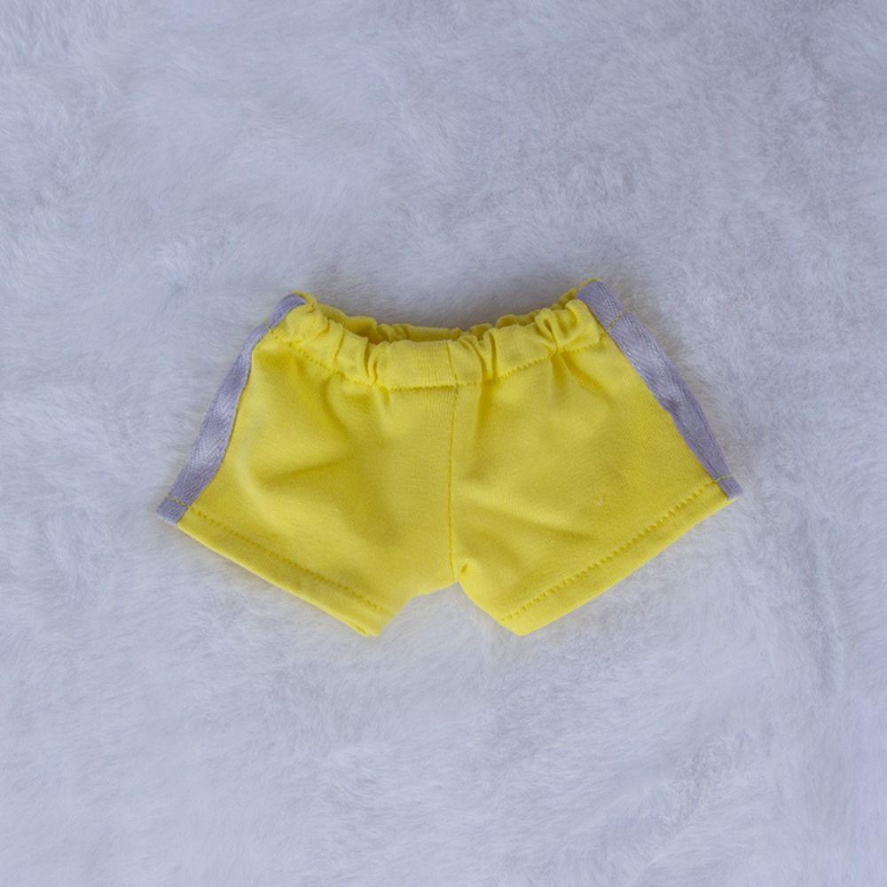 Pantalon de Sport de Poupée 10 Couleurs Costume de Poupée en Coton Tendance Accessoires de Haute Qualité Poupée en Coton 15 cm