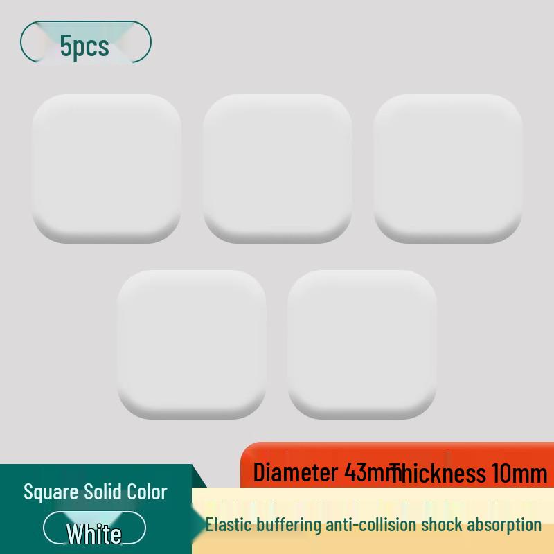 Door Stopper: Punch-Free Silicone Magnet for Bathroom with Anti-Collision Pad