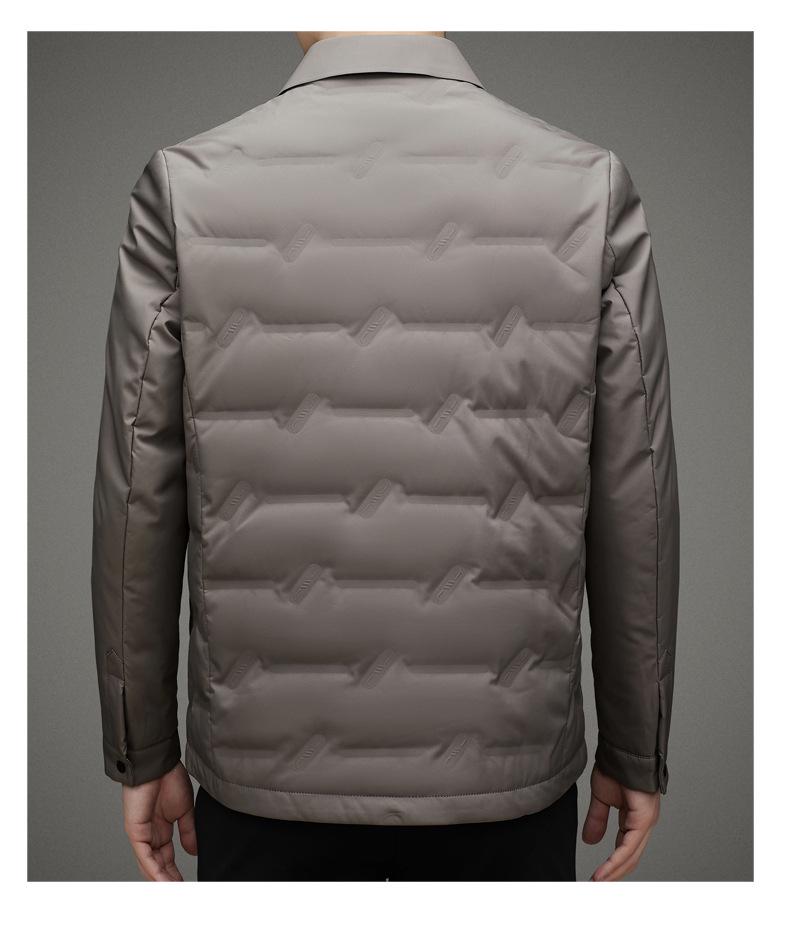 High-Quality Men's Down Jacket - Lightweight Lapel Design for Autumn & Winter