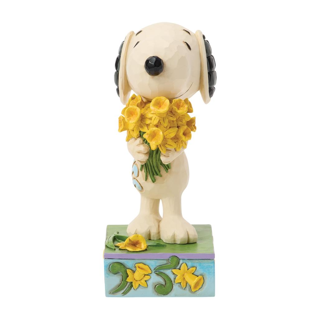 JIM SHORE Snoopy with Daffodils 6017914