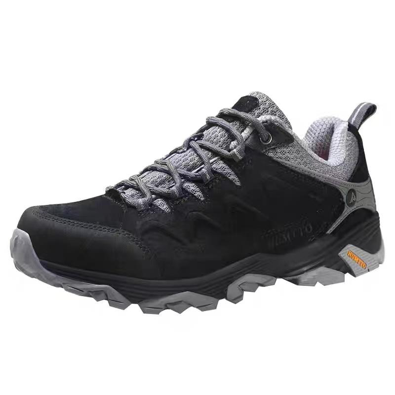 HUMTTO Αδιάβροχα παπούτσια πεζοπορίας για άντρες Αναπνεύσιμες, αντιολισθητικές δερμάτινες μπότες εξωτερικού χώρου Φθινοπωρινά, χειμερινά, Ανδρικά αθλητικά παπούτσια πεζοπορίας