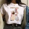 Cotton Tee Maycaur Casual Women's T-shirt New Funny Black Woman Top Tees Harajuku 90s Fashion Round Neck Short Sleeve Lady T Shirt Clothes