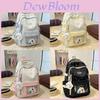 Nylon Casual Backpack For Middle School Students With Star Print Design And Geometric Pattern For School Use
