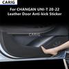 For CHANGAN UNI-T 20-22 Leather Door Anti-kick Sticker Modified Car Interior Protection Film Modification Accessories Refit