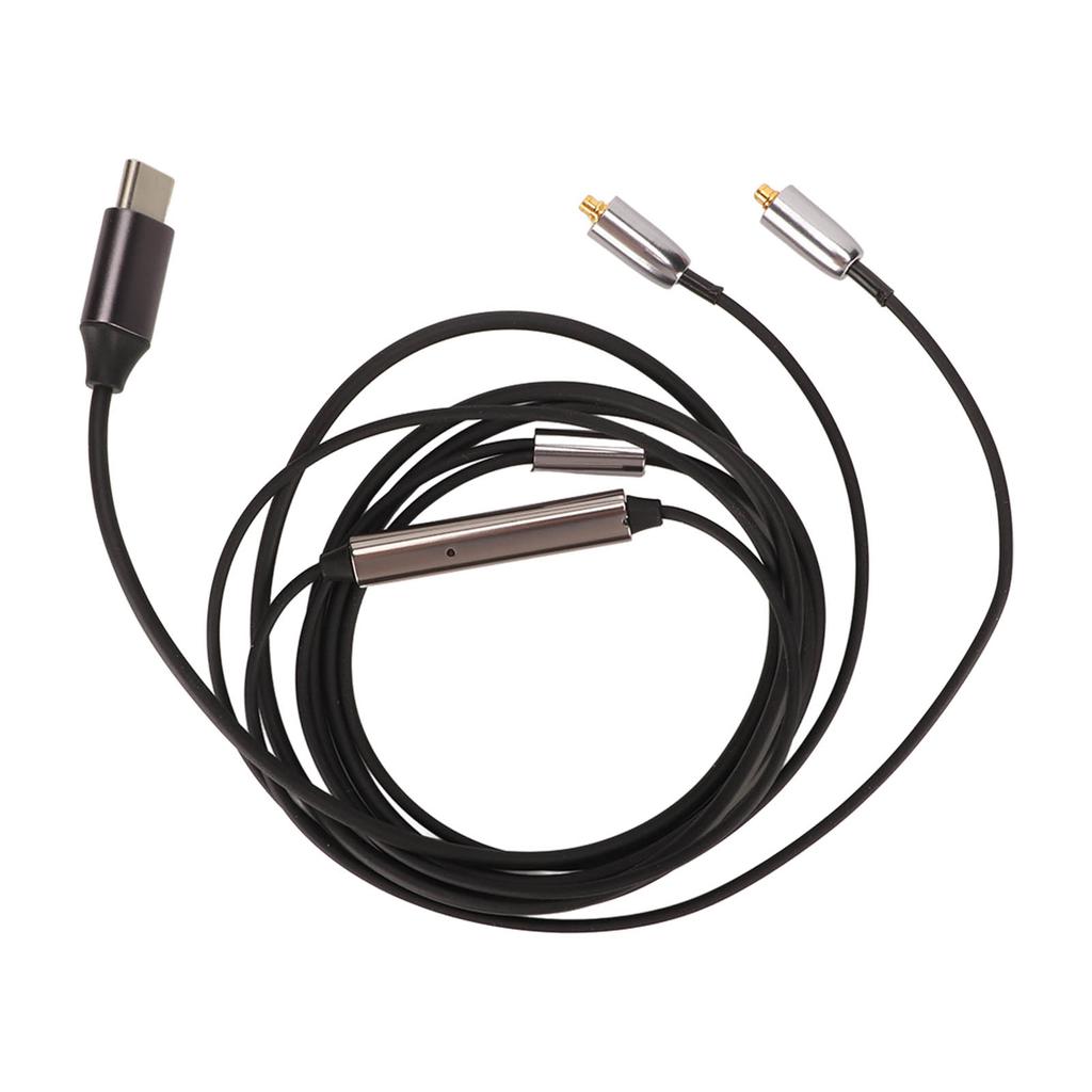 Kabel pro sluchátka typu C na MMCX Profesionální kabel pro sluchátka z bezkyslíkaté mědi Náhrada pro SE215