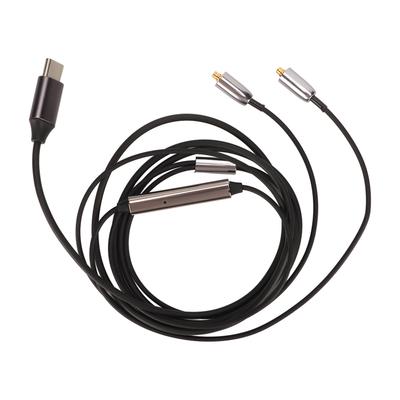 Kabel pro sluchátka typu C na MMCX Profesionální kabel pro sluchátka z bezkyslíkaté mědi Náhrada pro SE215