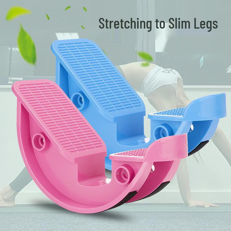 Yoga Calf Incline Board & Foot Massage Stretching Wheel Set