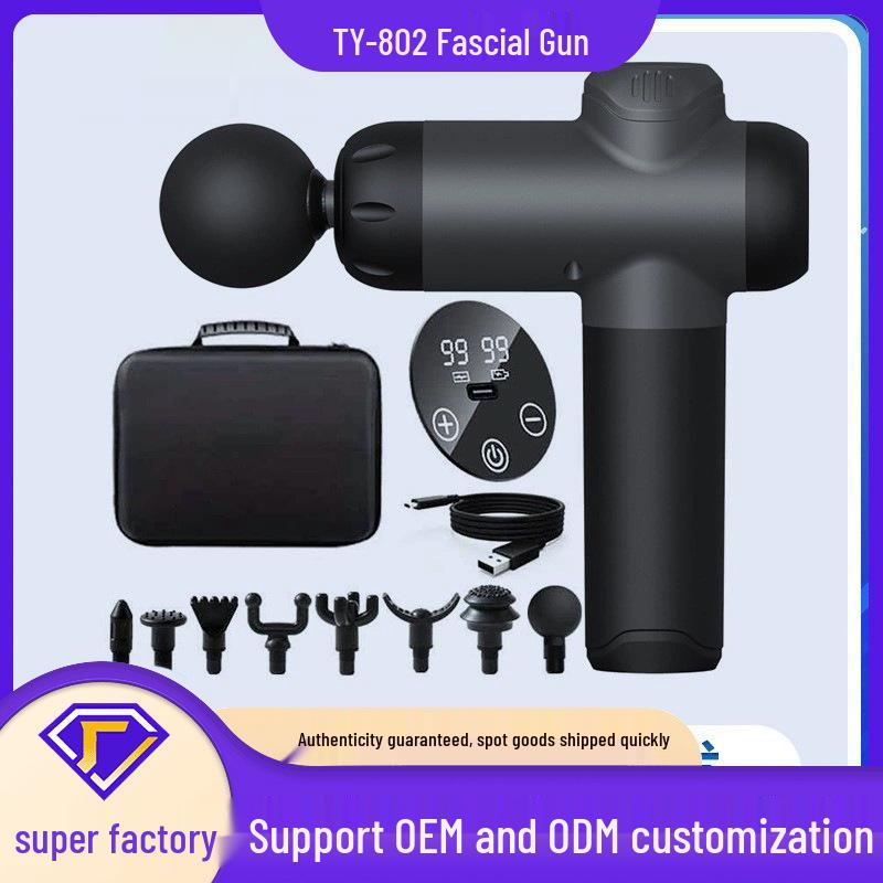 Rechargeable Electric Muscle Massager Gun for Sports Relaxation