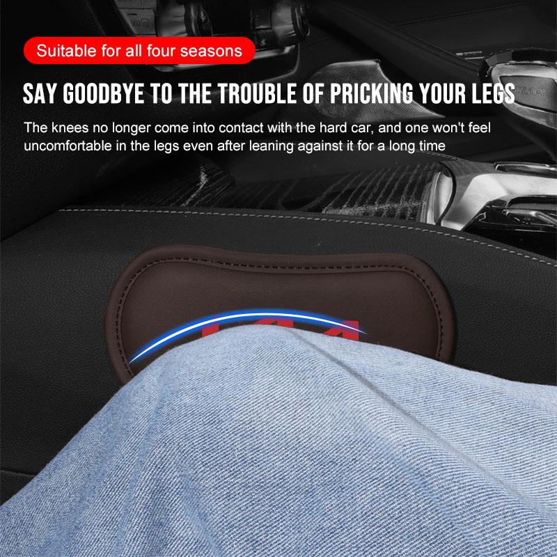 Car Interior Leg Knee Rest Pads Leather Cushion Car Styling For Kia Rio 3 K2 Ceed Cerato K3 Sportage 4 Picanto K5 Optima Sorento Forte Stinger