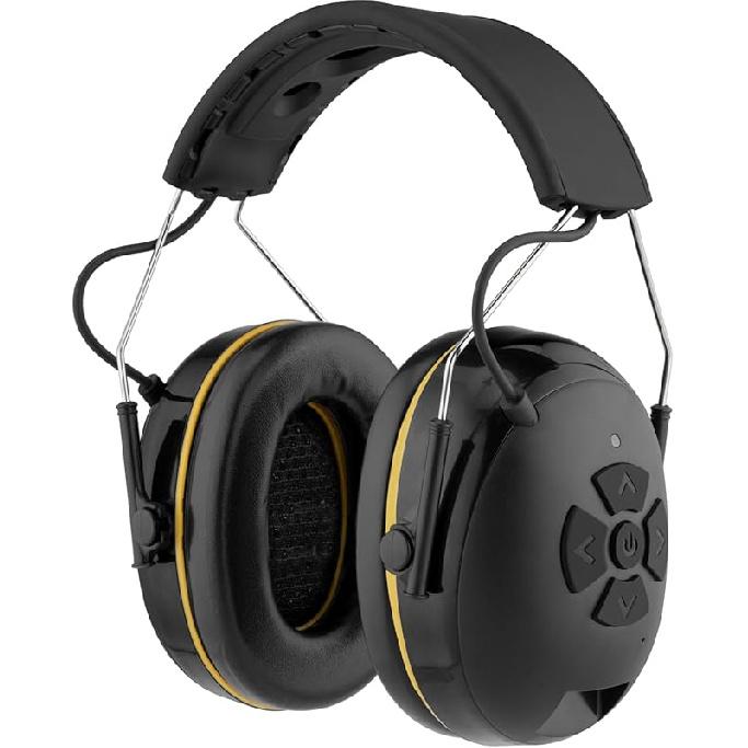 inf protear(Upgraded E6850 Bluetooth Hearing Protection with Integrated Microphone, High-Fidelity Speakers,120H+Playtime, Ideal Ear Muffs for Noise