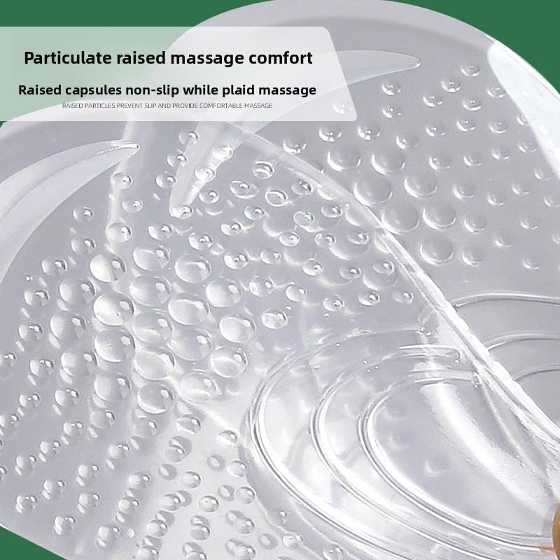 Arch Support Insole, Male and Female Soft Particle Anti-skid Shock Absorption Soft Sole Flat Foot, Half Pad Foot Pad