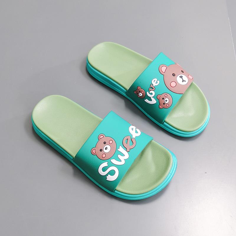 

Тапочки женские летние домашние для улицы мультяшные для ванной общежития нескользящие прохладные тапочки милый стиль 40/41 [Small]