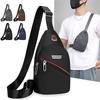 New Leisure Chest Bag Men's Korean Sports Men's Oblique Shoulder Bag Small Backpack Chest Bag Satchel Cycling Bag.