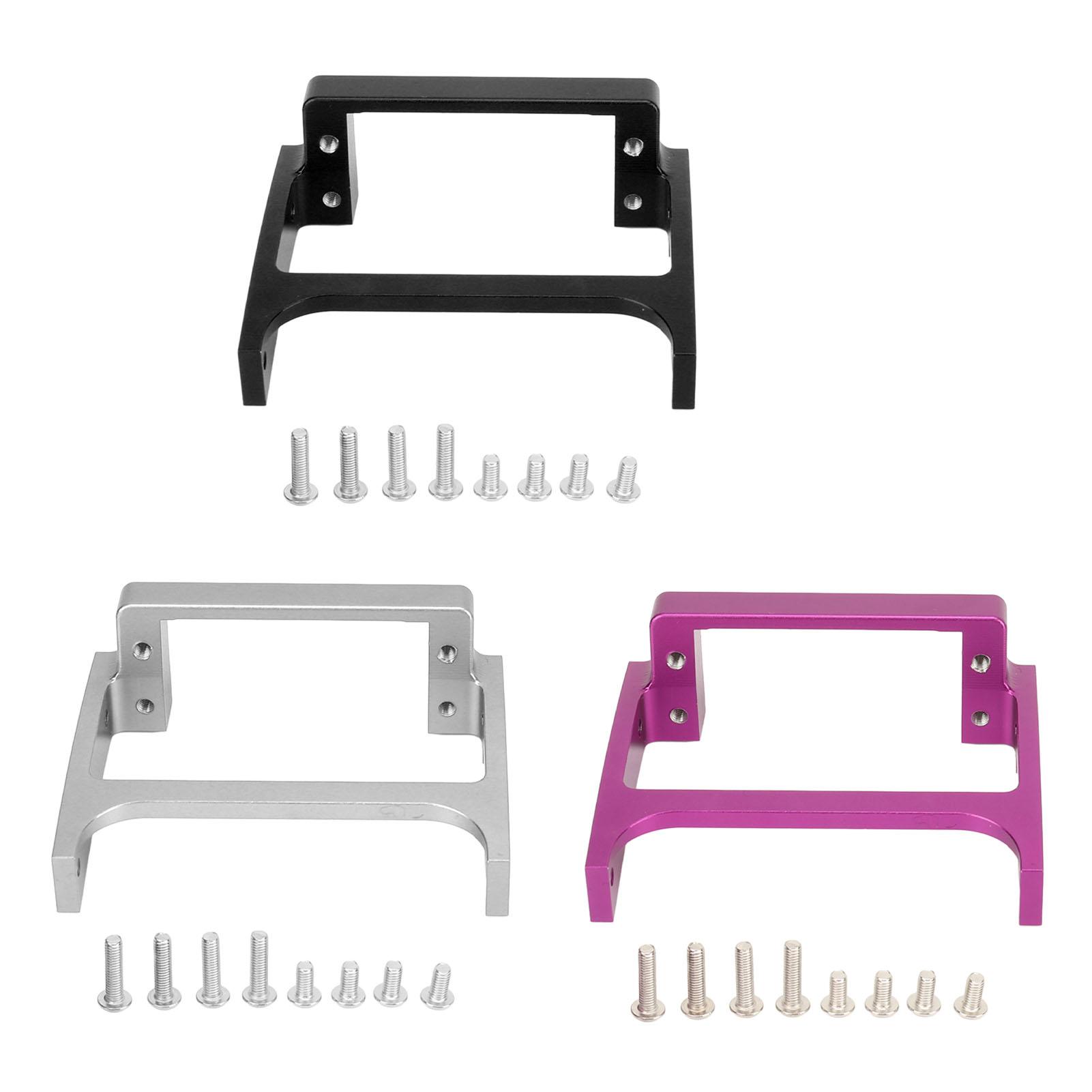 

RC Crawler Metal Servo Mount Заміна алюмінієвого сплаву Стабільний RC Car Servo Mount для осьового Silver