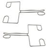 2 Pack Space Efficient Tissue Hook Holders Stainless Steel Adhesive Mount Design Suitable for Modern Home Organization