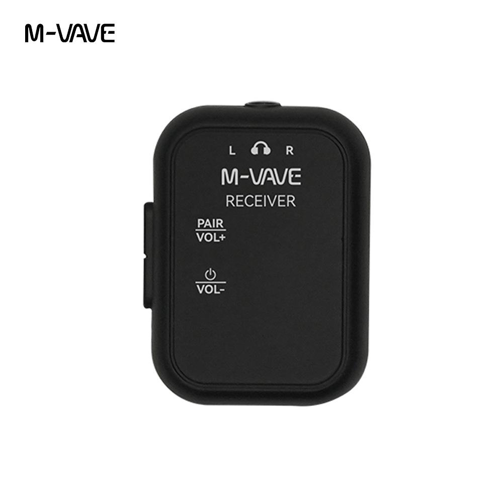 

Portable Wireless In-Ear Monitor System with Charging Case, One-to-Two Transmitter and Receiver.