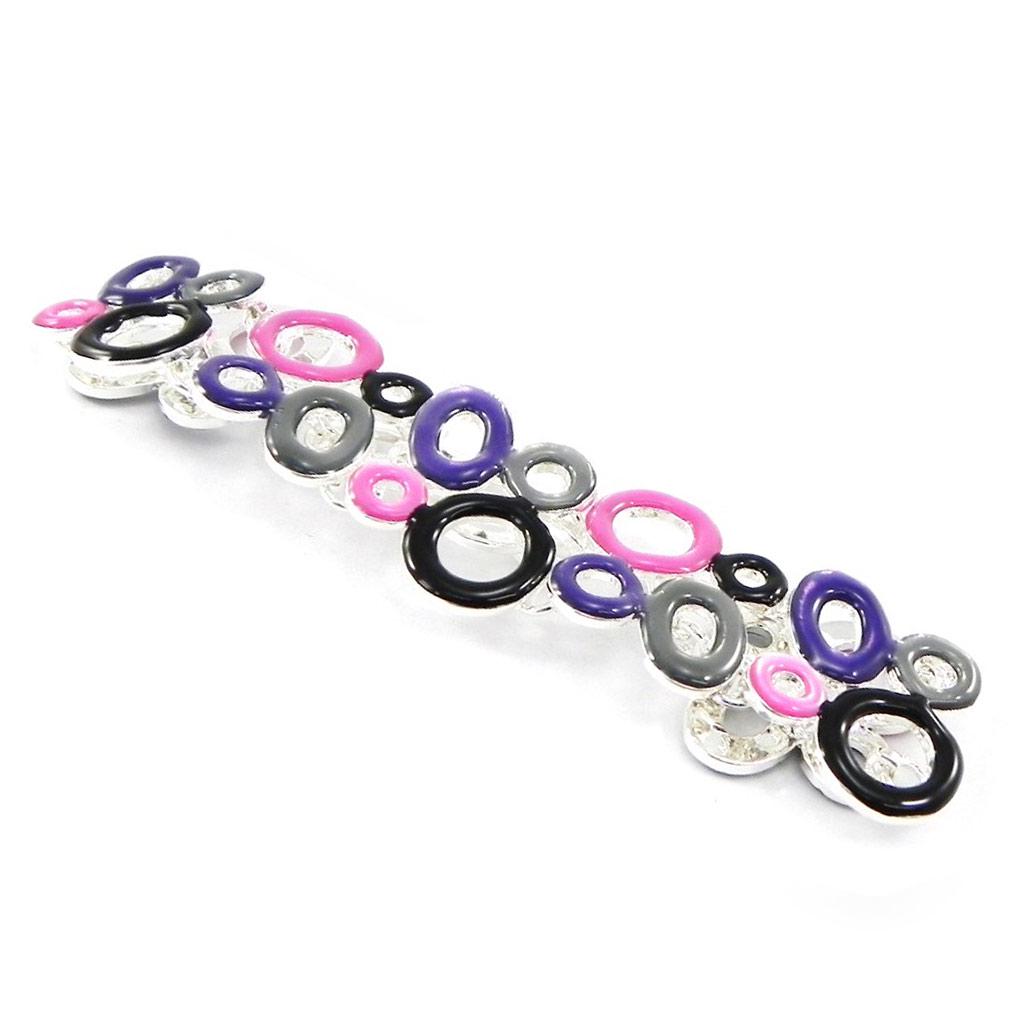 NOA [H8396] - Designer Bracelet 'Les Acidulés' Pink Purple