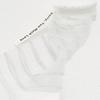 SORRY TOO MUCH LOVE SeeThrough Stripe Socks_White