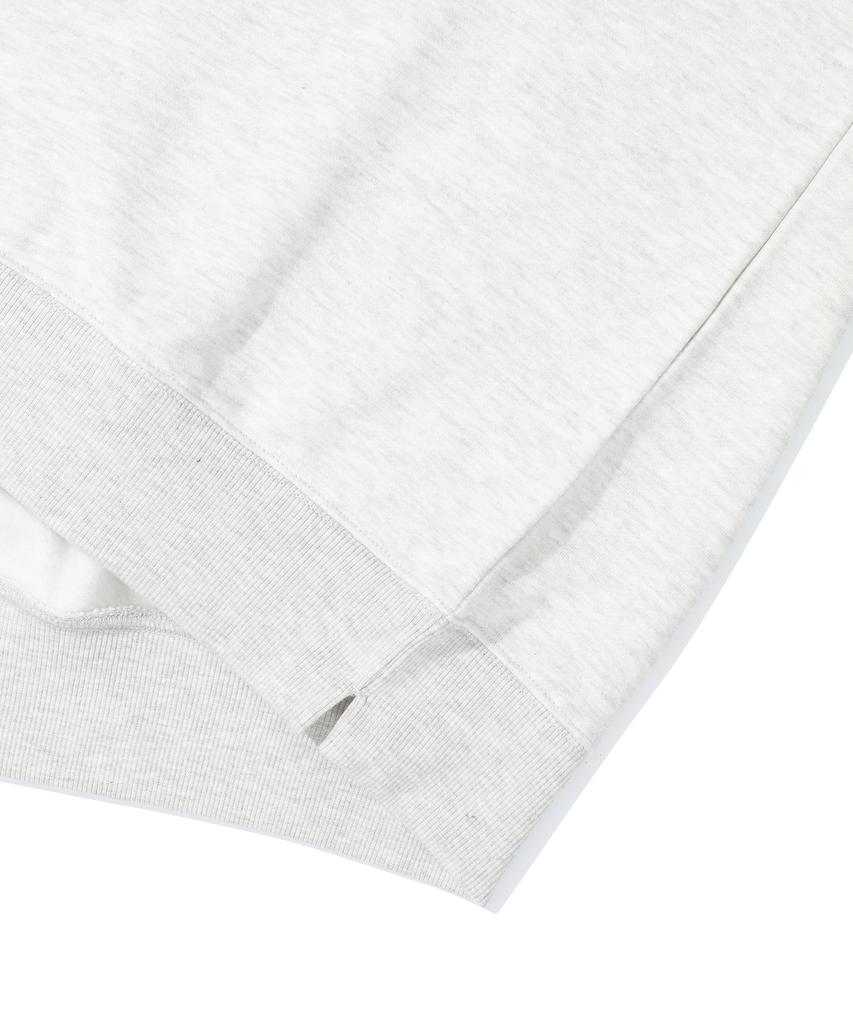 COLUMBIA UNIVERSITY Ny Blackseries Over-Fit Fleece Sweatshirts Oatmeal
