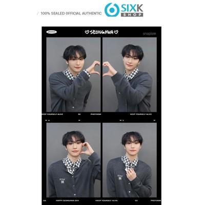 [Pre-oreder] EXCLUSIVE PHOTOISM X SEONGHWA(ATEEZ) Snapism PHOTOCARD STICKER (ONLY SIXKSHOP)