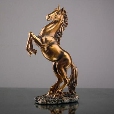 Φιγούρα Αλόγου Ρητίνης Υψηλής Ποιότητας: Αφηρημένη Τέχνη για Γραφείο ή Είσοδο Σαλονιού