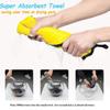Quick-drying Dog Cat Towels Soft Fiber Dogs Towels Super Absorbent Pet Bath Towel Bathrobe Cleaning Washcloth Dog Accessories