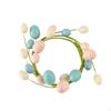 Easter Eggs Ring Wreath Artificial for Front Door Handcraft Spring Decor Home Indoor